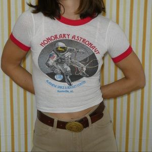vintage children’s honorary astronaut ringer tee